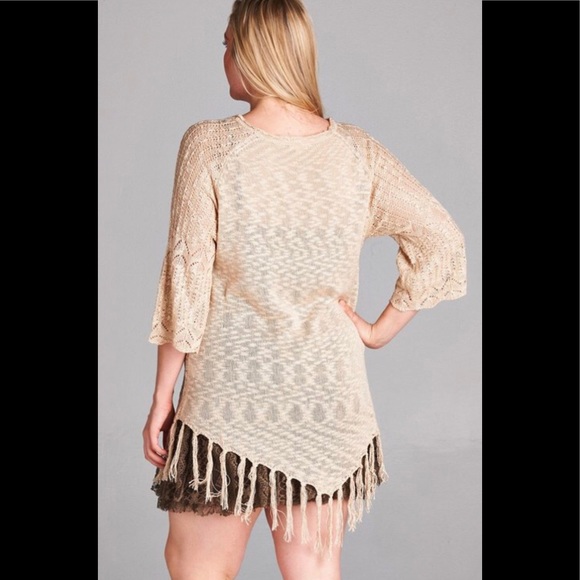 Plus Size Light Weight Summer Sweater - Picture 3 of 6